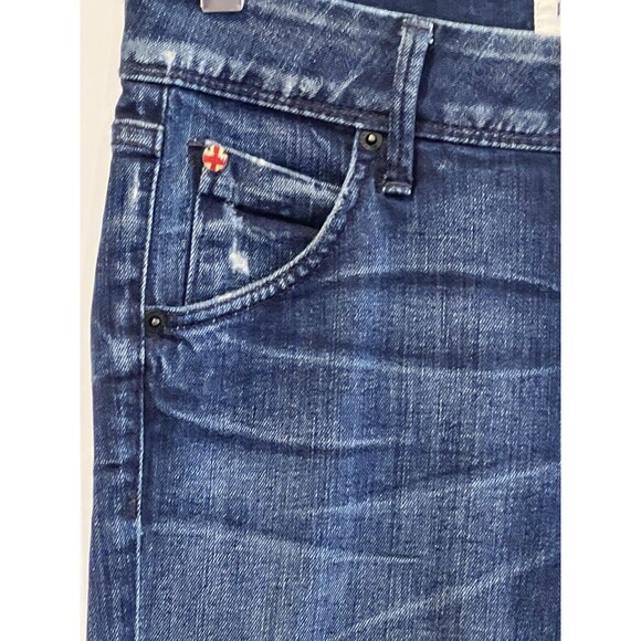 Hudson Jeans Pants Womens 27 Blue Denim Cotton Blend Stretch Made USA Pockets - Picture 6 of 13